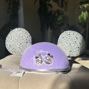 Disney Lavender and Silver Mickey Mouse Ears Hat